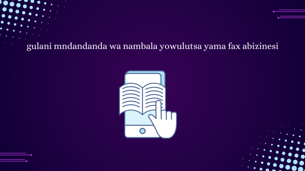 gulani mndandanda wa nambala yowulutsa yama fax abizinesi