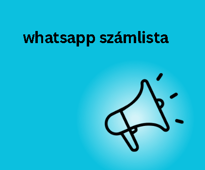 whatsapp számlista