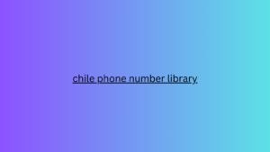 chile phone number library