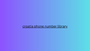 croatia phone number library