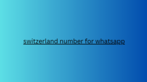 switzerland number for whatsapp