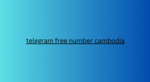 telegram free number cambodia