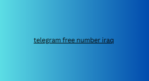 telegram free number iraq