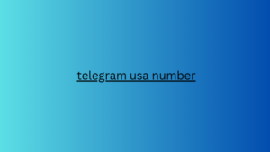 telegram usa number