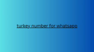 turkey number for whatsapp