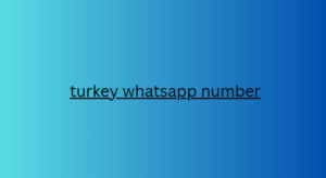 turkey whatsapp number