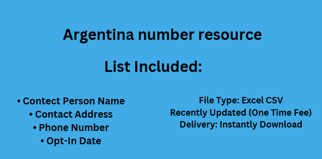 Argentina number resource