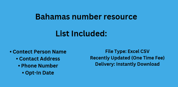 Bahamas number resource