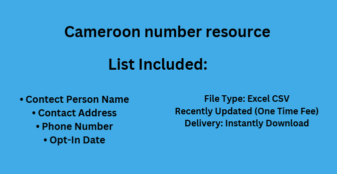 Cameroon number resource