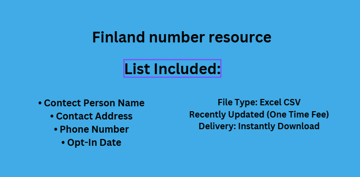 Finland number resource