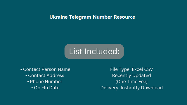 Ukraine Telegram Number Resource