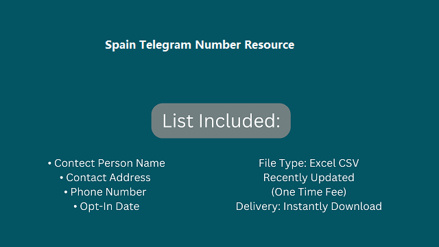 Spain Telegram Number Resource