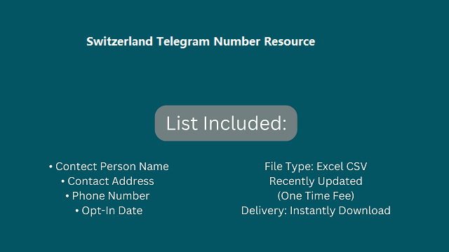 Switzerland Telegram Number Resource