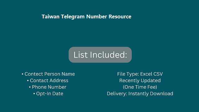 Taiwan Telegram Number Resource