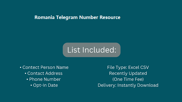 Romania Telegram Number Resource