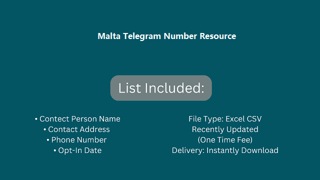 Malta Telegram Number Resource