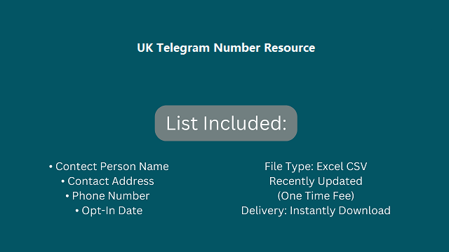 UK Telegram Number Resource