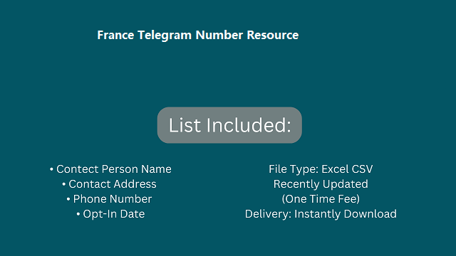 France Telegram Number Resource