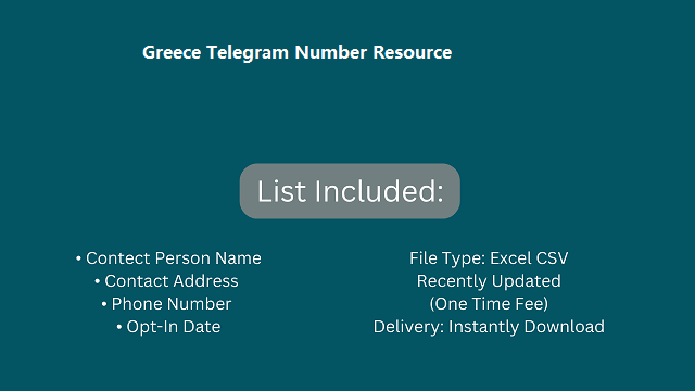 Greece Telegram Number Resource