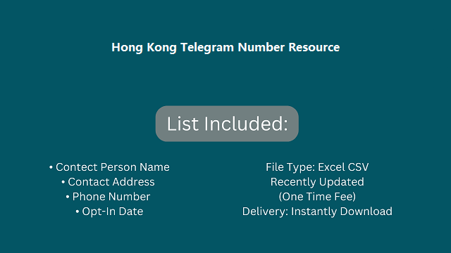 Hong Kong Telegram Number Resource