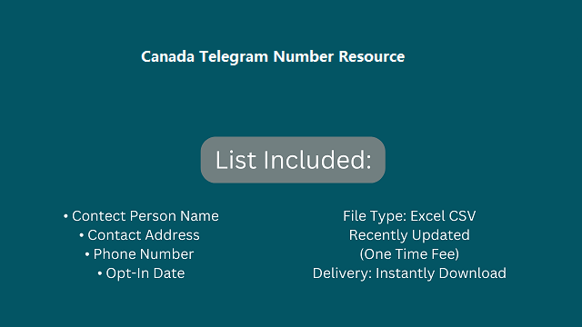 Canada Telegram Number Resource