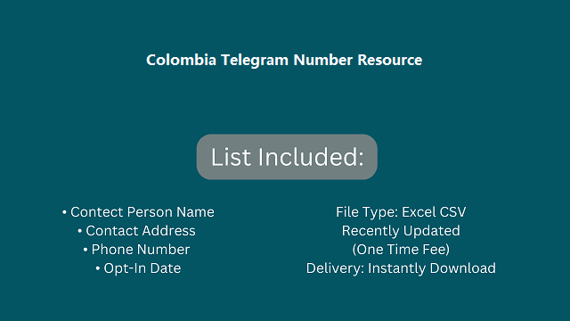 Colombia Telegram Number Resource
