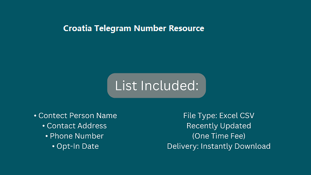 Croatia Telegram Number Resource