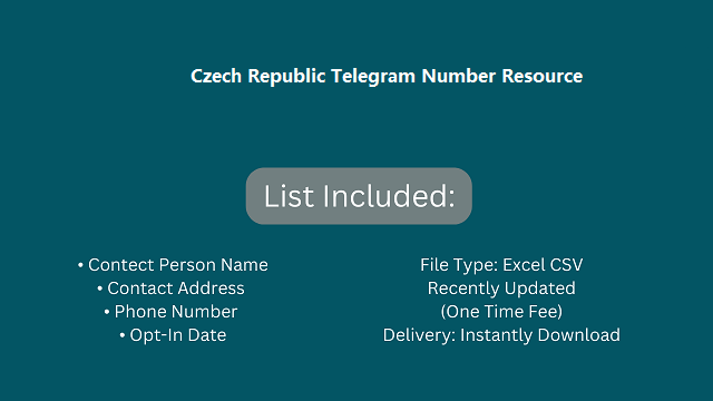 Czech Republic Telegram Number Resource