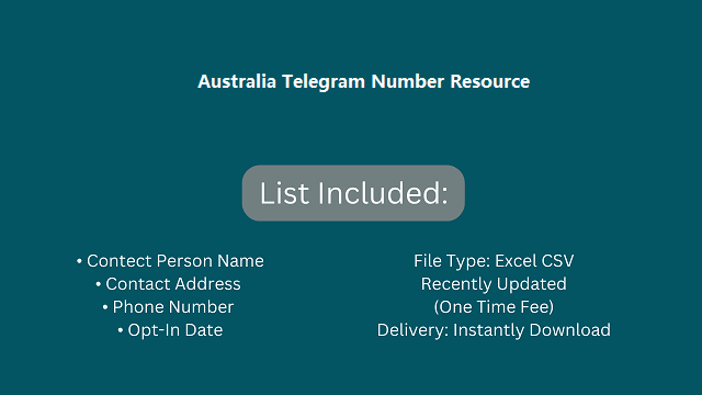 Australia Telegram Number Resource
