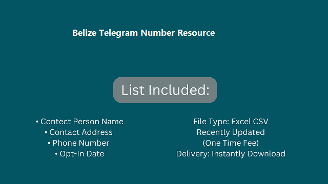 Belize Telegram Number Resource