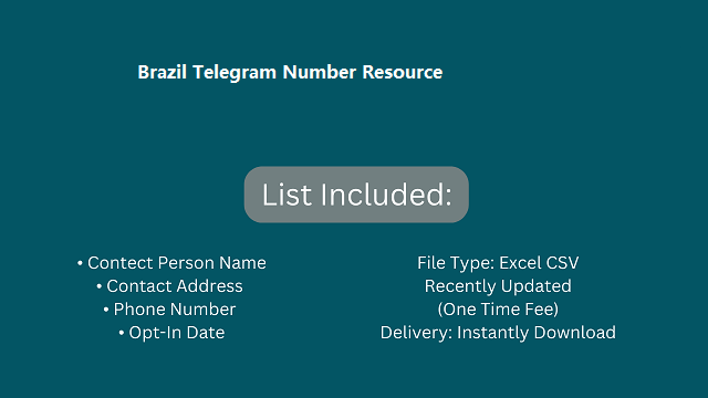 Brazil Telegram Number Resource