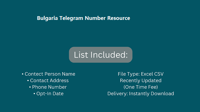 Bulgaria Telegram Number Resource