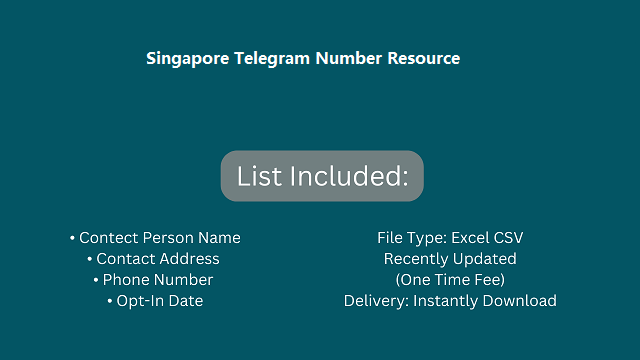 Singapore Telegram Number Resource