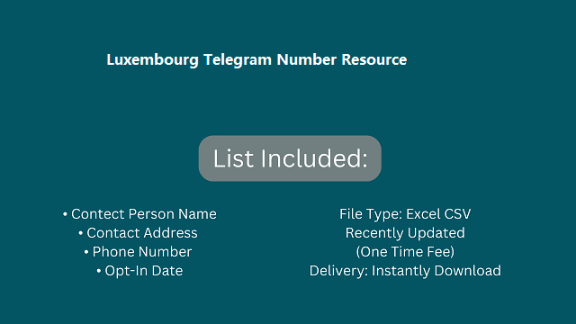 Luxembourg Telegram Number Resource
