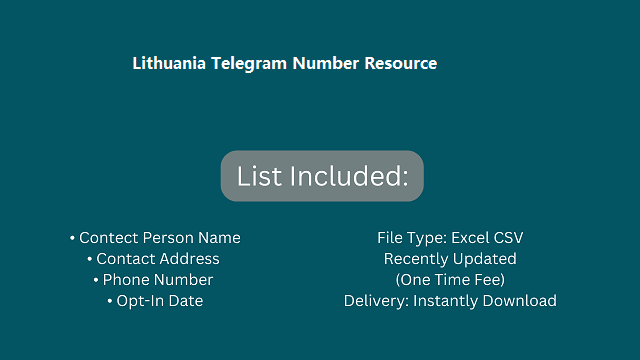 Lithuania Telegram Number Resource