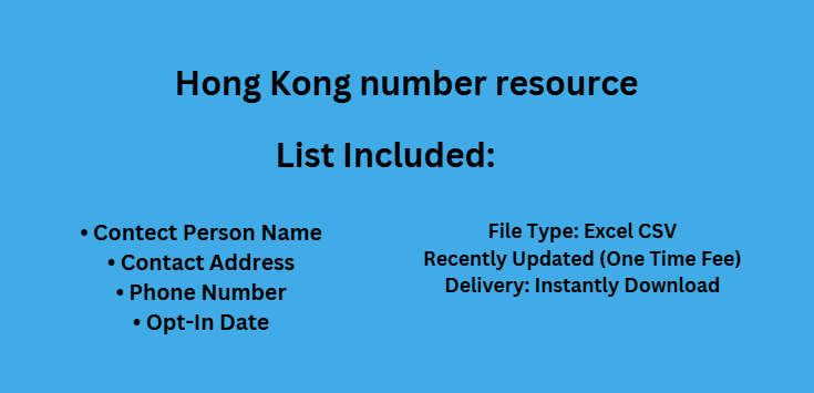 Hong Kong number resource