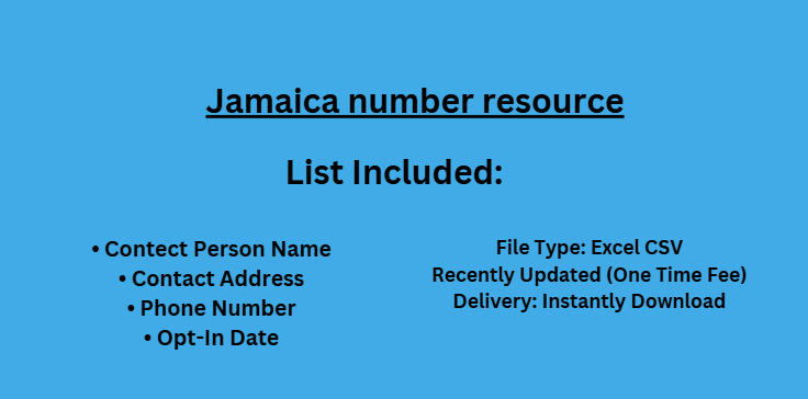 Jamaica number resource
