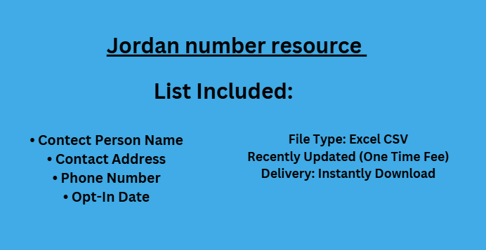 Jordan number resource