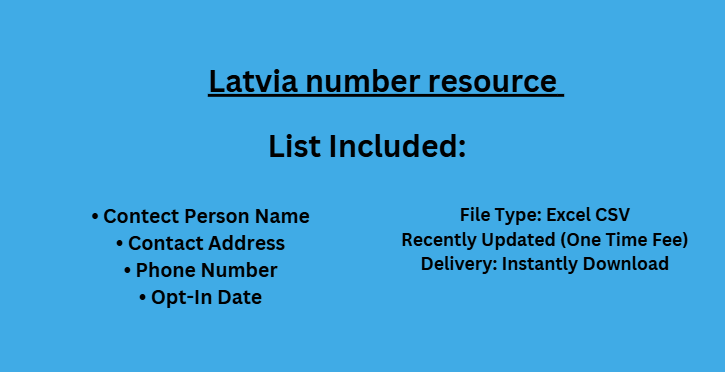 Latvia number resource