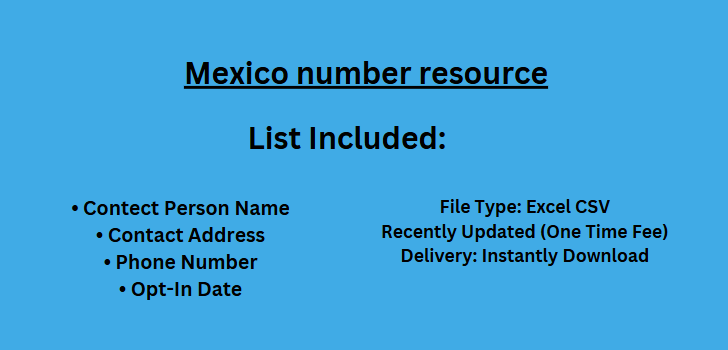 Mexico number resource