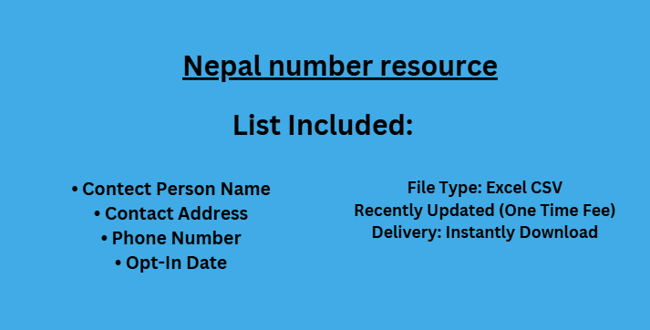 Nepal number resource