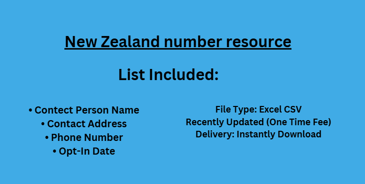 New Zealand number resource