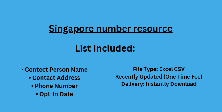 Singapore number resource