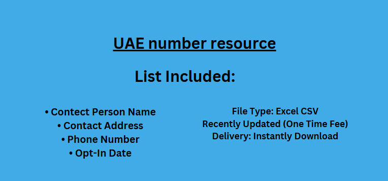 UAE number resource
