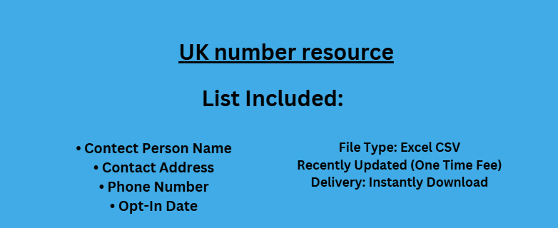 UK number resource