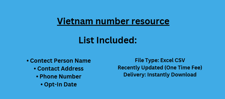 Vietnam number resource